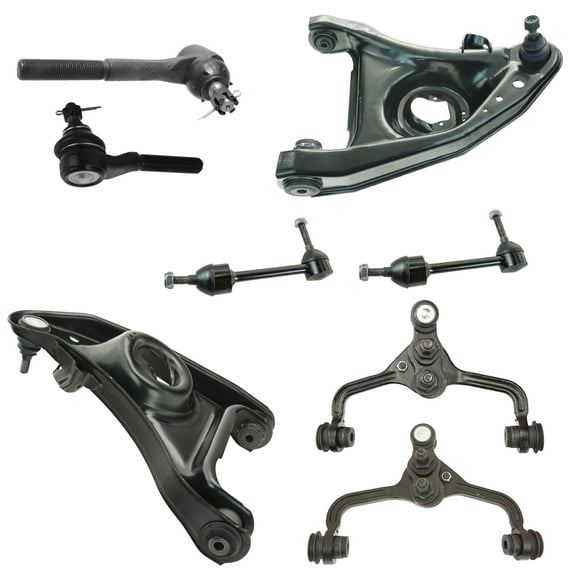 Front Control Arm Ball Joint Sway Bar Link Tie Rod Steering Suspension Kit 10pc PSA65457 Fits select: 1995-1997 LINCOLN TOWN CAR, 1995-1997 FORD CROWN VICTORIA