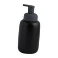 thumbnail image 4 of Dispensador de jabón líquido recargable, recipiente de cerámica para loción líquida y lavado de manos. Negro A, 4 of 9