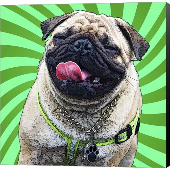 Great Art Now Pop Dog X by Kim Curinga, Canvas Wall Art, 12W x 12H
