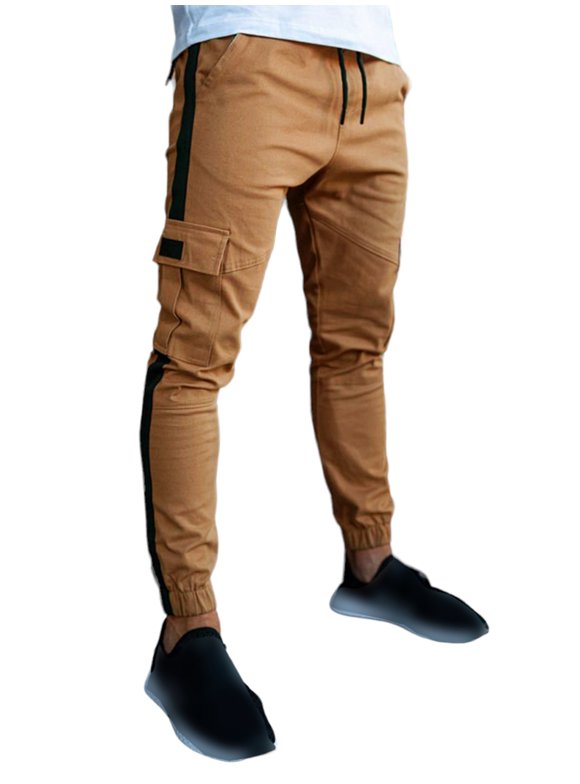 Elastic Ankle Pants Men