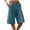 Sky Blue, variant on APEXFWDT Womens Bermuda Lounge Shorts Casual Knee Length Wide leg Shorts & Pants Loose Fit Comfort Wear Beach Summer Shorts (No Belt)