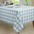 thumbnail image 5 of Saro Lifestyle Cotton Blend Buffalo Plaid Tablecloth, 5 of 5