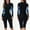 #157-Multicolor, variant on Women's Boyleg One Piece Rash Guard with Built in Bra Zip Front UPF50+ Long Sleeve Full Body Surfing Swimsuit
