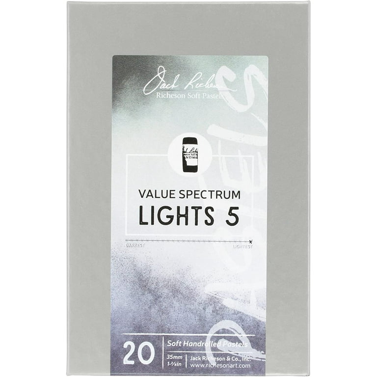 Jack Richeson Hand Rolled Soft Pastels Landscape Set, 40 Count (Pack of 1)