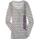 thumbnail image 1 of Camiseta Henley L/s Stripe Ecko Unltd. para mujer blanca pequeña, 1 of 1