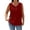 Wine Red, variant on Gsakboxl Summer Tops for Women Women's Bubble Wrinkled Textured Fabric V Neck Tank Top Button Decor Loose Sleeveless Casual Vest L