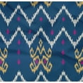 thumbnail image 4 of oneOone Organic Cotton Poplin Twill Fabric Paisley & Chevron Ikat Decor Fabric Printed BTY 42 Inch Wide, 4 of 4
