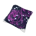 thumbnail image 3 of YFYANG Square Decorative Throw Pillow Case (Without Pillow Insert), Purple Rose Graffiti Bedroom Sofa Car Cushion Cover, 26"x26", 3 of 9