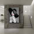 thumbnail image 4 of Mural de mujer con labios rojos sexys, impresión de moda, póster de mujer, lienzo, arte de belleza, cuadro de pared, pintura, decoración moderna del hogar, sin marco, 4 of 5