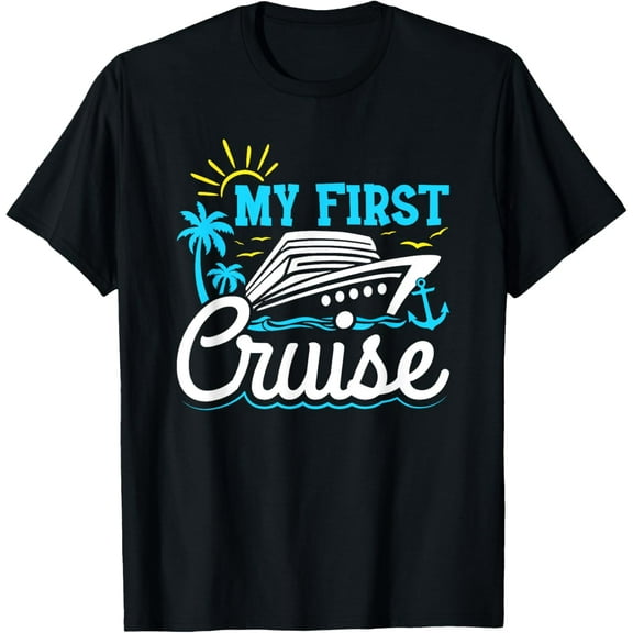 Playful Comfort Tee - My First Cruise Family Cruise Kids Boys Cruising T-Shirt