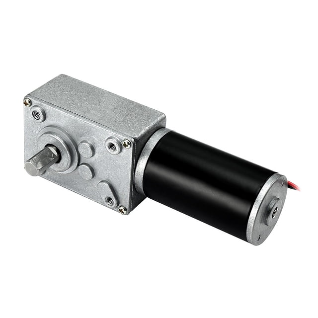 Unique Bargains DC12V 65RPM High Torque Electric Power Speed Reduce Worm Gear Box Motor
