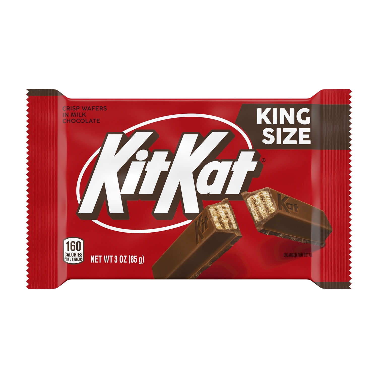 (6 pack) Kit Kat Milk Chocolate Wafer King Size Candy, Bar 3 oz