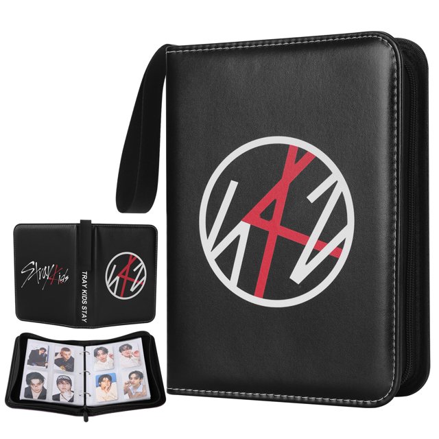 Álbum para Photocards Loiuvos Stray Kids de 400 bolsillos, negro