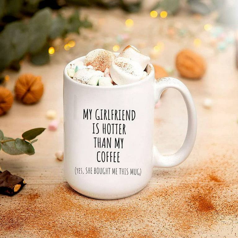 I Like My Coffee Hot Just Like My Boyfriend / Girlfriend Mug Set
