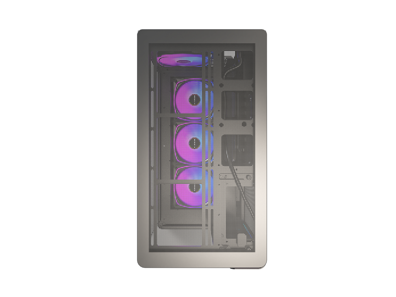 MONTECH KING 15 PRO KING15PB Micro-ATX PC Case, Curved Panoramic Glass, Chimney Airflow, 360mm Radiator Support, Compact Build for High-Performance Systems, 4 ARGB PWM Fan Pre-Installed, Black