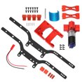 thumbnail image 3 of RC Car Frame, Metal RC Car Motor, Antiwear RC Car Accessory For MN90 RC Car Parts RC Car Rouge, 3 of 8