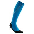 thumbnail image 2 of Womens Long Compression Wool Socks - CEP Trail Merino (Electric Blue/Black) IV, 2 of 2