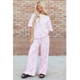 thumbnail image 2 of Women's Pink Leopard Two-Piece Set – Casual Summer Outfit for Everyday Wear, XL, 2 of 5