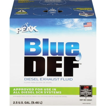 BLUEDEF Diesel Exhaust Fluid, 2.5 gal (Best Def Fluid For Duramax)