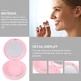 thumbnail image 2 of Estuche para retenedores dentales, caja portátil para retenedores de ortodoncia, estuche para dentaduras postizas con espejo, 2 of 8