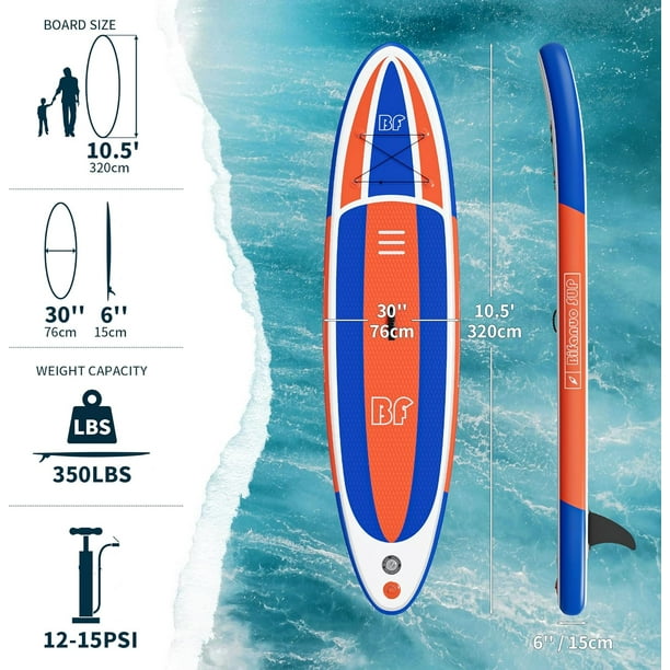 Bifanuo Inflatable Stand Up Paddle Board with SUP