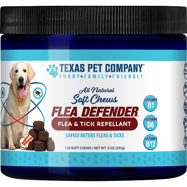 Texas Pet Company Flea Defender Flea and Tick for Dogs Soft Chewable