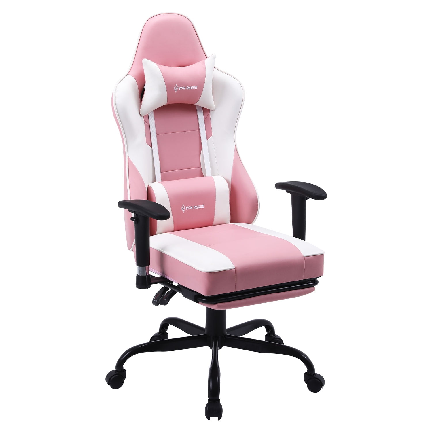 Blue Whale Gaming Chairs with Footrest,2022 Leather Game Chair for