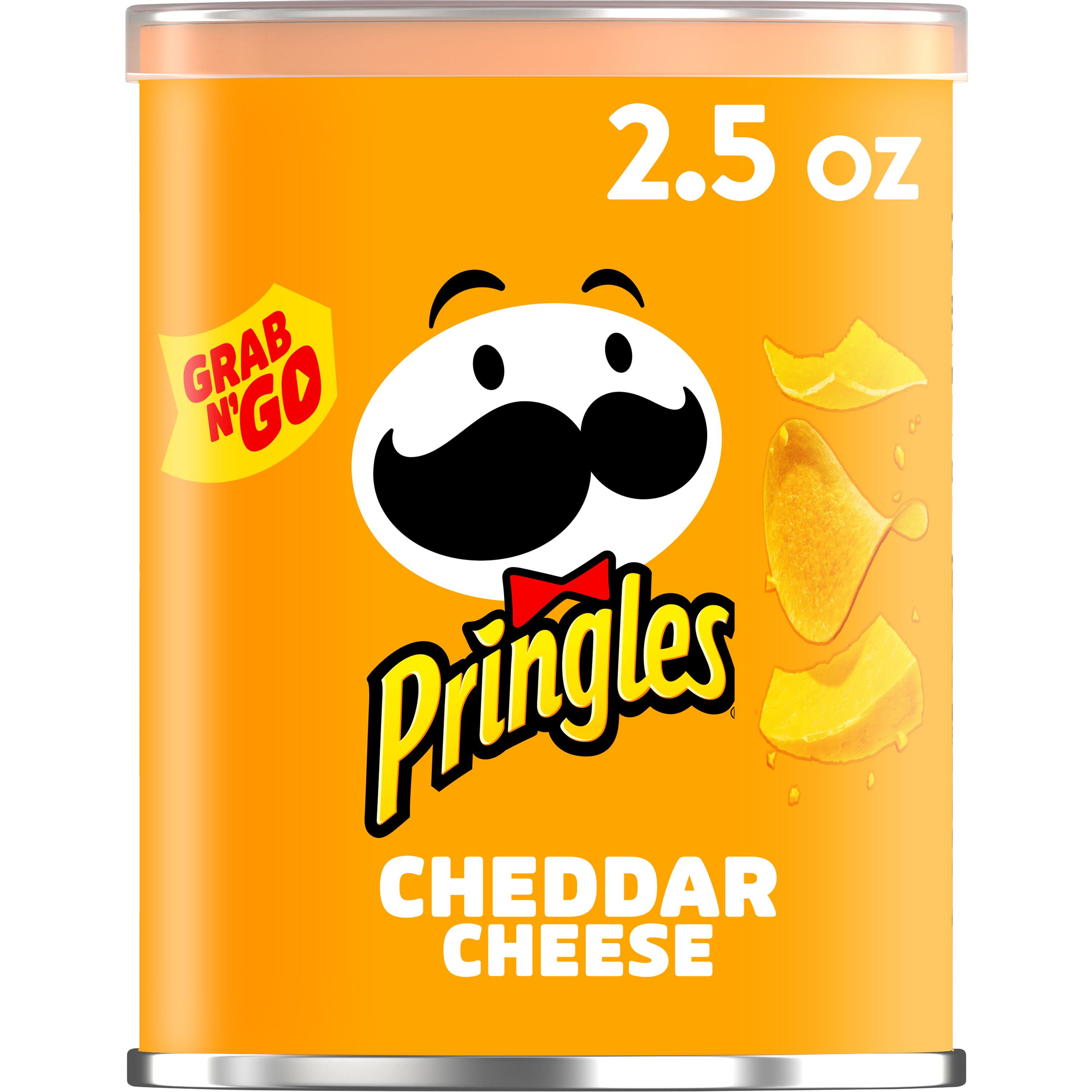 Pringles Potato Crisps Chips, Cheddar Cheese, Grab N' Go, Snacks On The