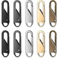 thumbnail image 1 of 10 Pcs Zipper Pull Tab Detachable Zipper Pull Metal Zipper Replacement Slider Heads Universal Zipper Repair Kit For Jackets Luggage Backpacks Purse Co, 1 of 5