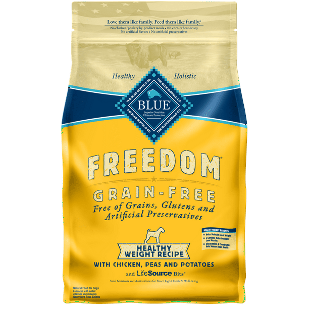 Blue Buffalo Freedom Grain Free Natural Adult Healthy Weight Dry Dog