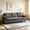 Gray + Velvet + 3 Seat, variant on AUU Elegant 3-Seater Traditional Velvet Sofa with Nailhead Trim & Solid Wood Turned Legs – Classic Upholstered Couch for Living Room, Den, or Formal Living Space