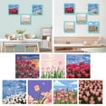 Tulip landscape diy digital oil painting handcolored oil painting ъα