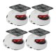 thumbnail image 5 of Nivelación De Nailon De 360 ​​Grados, Equipo Omnidireccional, Ruedas De Apoyo, 330 Libras, Ruedas De Nivelación De Máquina De Servicio Pesado Para Gabinetes Electrónicos, Equipo De Taller 4 Ruedas Cateissary TO004495-00, 5 of 7