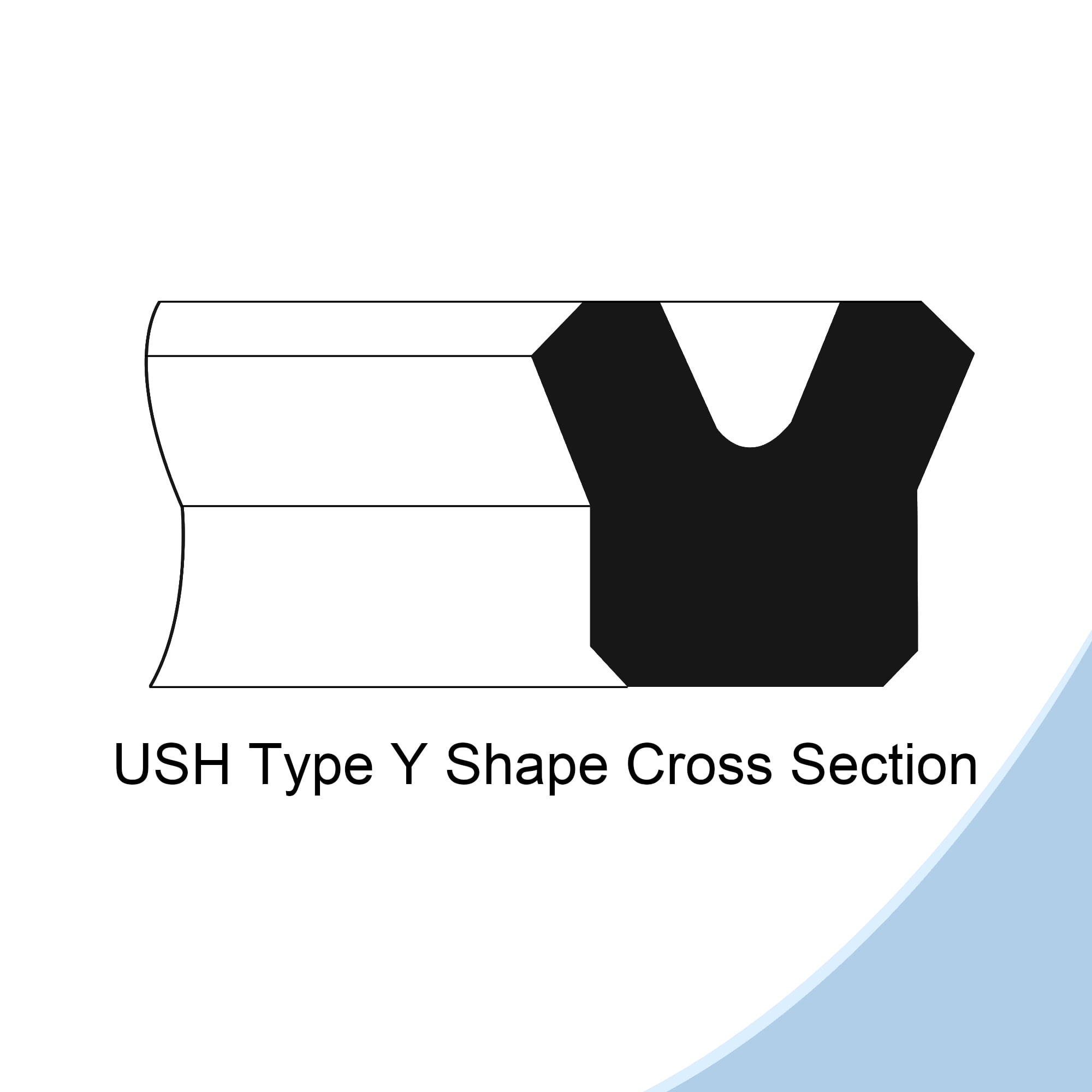 Unique Bargains USH Radial Shaft Seal Nitrile Rubber Oil Seal 0.55"ID x 0.87"OD x 0.20"W