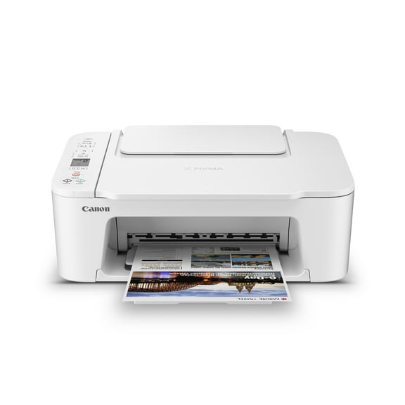 Canon PIXMA TS3720 Wireless All-in-One Printer for Basic Home Printing, White