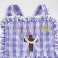 thumbnail image 4 of Toddler Baby Girl Outfit Overalls Colorful Romper Cute 6 12 18 Months 1T 2T 3T 4T 5T Bell Bottoms Suspender Jumpsuit Pants One-Piece Outift Gibobby,18-24 Months,Purple, 4 of 7