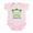 Petal Pink, variant on CafePress - Irish Mommy's Lucky Charm Infant Bodysuit - Baby Light Bodysuit, Size Newborn - 24 Months
