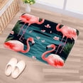 thumbnail image 5 of Flamingo Non-Slip Polyester Door Rugs, Kitchen Rug, Chair Mat - Machine Washable Area Floor Carpet, 5 of 6
