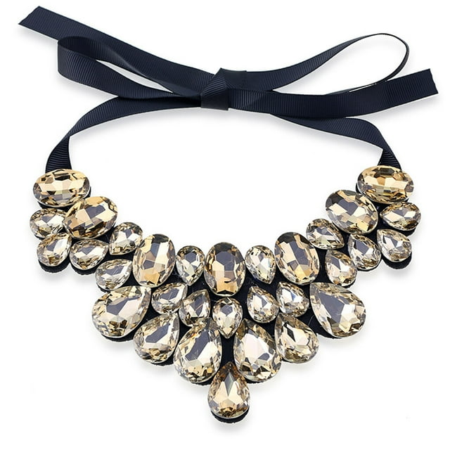 Sonducket Collar de mujer, gargantillas elegantes con estilo, colgantes, adorno para el cuello, accesorios para vestido de fiesta y banquete, collares con Ropa, zapatos y accesorios Miscelánea Café Sonducket AP014829-02
