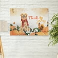 thumbnail image 2 of Happy Thanksgiving Golden Retriever with Turkey Pumpkins Autumn Vibes Horizontal Matte Canvas Poster Goldens Dog Lover Gifts Idea Wall Art Home Decor - 12018, 2 of 5