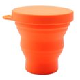 thumbnail image 1 of Vaso de agua de viaje de silicona portátil y plegable para beber Vaso de agua de silicona de rendimiento sólido, 1 of 1