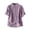Purple, variant on WREESH Women's Cotton Linen Button Up Shirt Collared Lightweight Summer Casual Short Sleeve Top