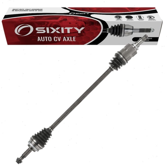 Sixity Front Right CV Axle compatible with Toyota Corolla 1.8L L4 2003-2018 - Passenger Side Complete Axle Shaft Assembly