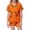 Orange, variant on Kids Halloween Pajamas Size 5-6 Years Girls Casual Nightwear Short Sleeve Top and Shorts Cozy Loungewear Girls Pajama Set Orange