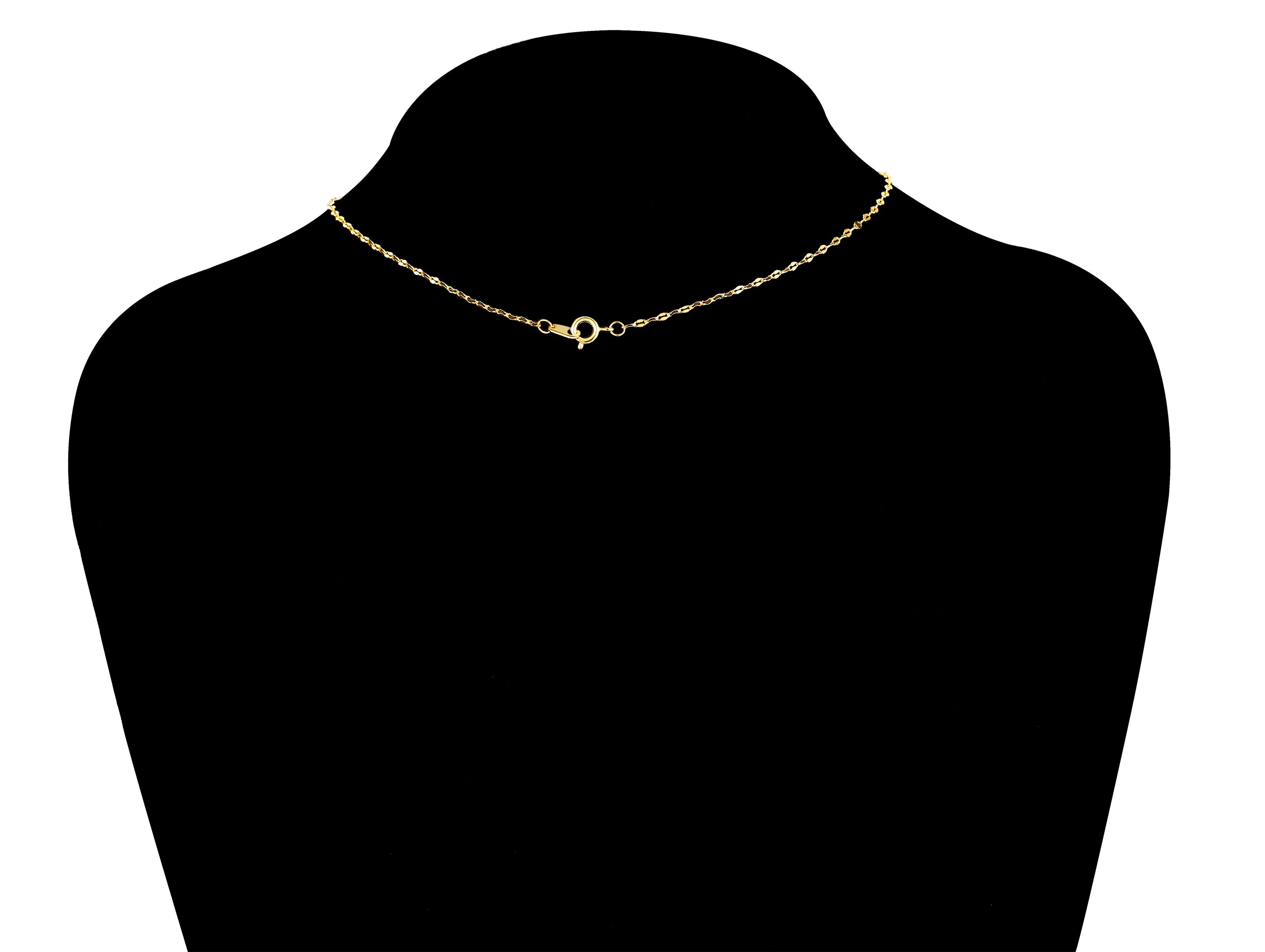 Adult 14KT Gold Flash Plated Butterfly Necklace with Simulated Diamonds
