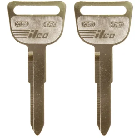 set of 2 X181 / HD90 Honda / Acura 1984 - 1990 Automotive Key Blank