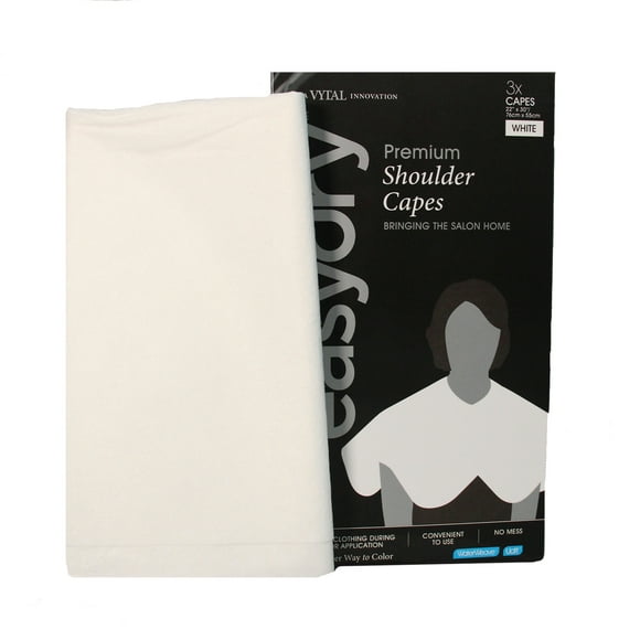 Technical Cape - White by Easydry for Unisex - 1 Pc Cape