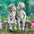 thumbnail image 1 of Kissing Garden Statue, 1 of 2
