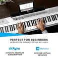 thumbnail image 2 of Paquete de piano digital Alesis Recital con M-Audio SP-2 blanco, 2 of 8