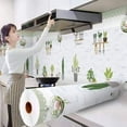 thumbnail image 4 of Kitchen Stove Oil-proof Sticker Waterproof High Temperature Resistant Wallpapers Kitchen Decoration Self Adhesive Contact Paper, 4 of 5